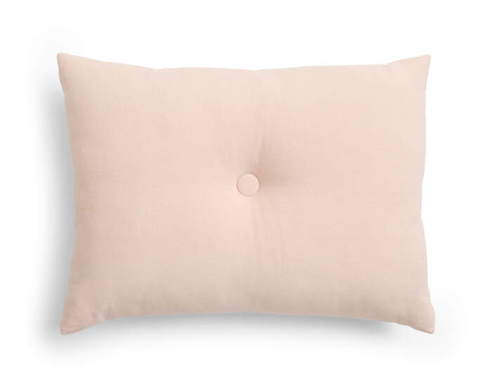 Dot Cushion Linen, strawberry milkshake