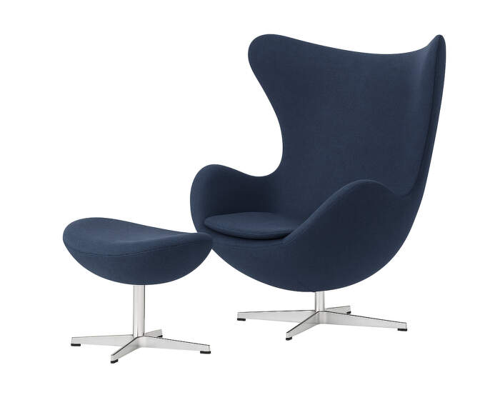 Egg™ Chair and Footstool, Canvas