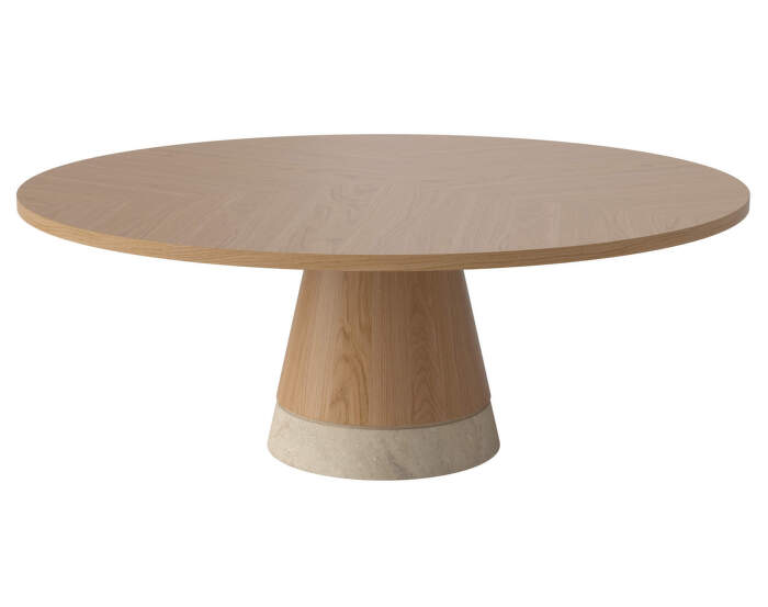 Piro Coffee Table Ø90 H36, oiled oak