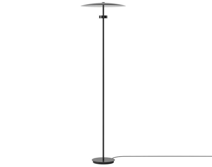 Reflection Floor Lamp, black lacquered aluminium