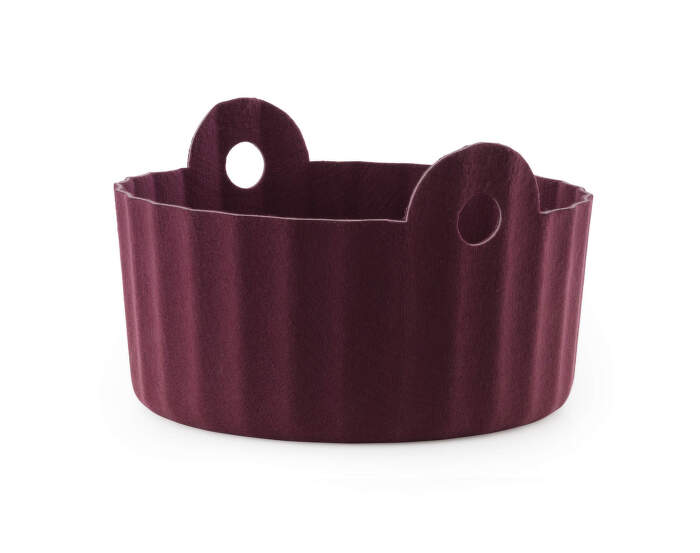 Colu Basket, burgundy