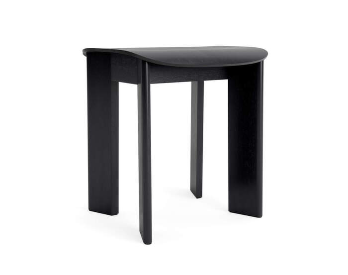 Chisel 10 Stool, black oak