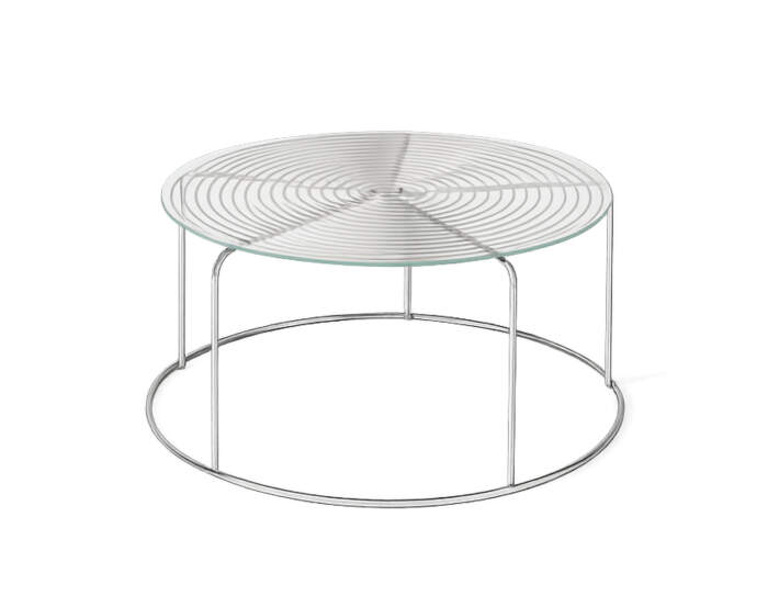 Konferenční stolek Wire VP17, glass tabletop