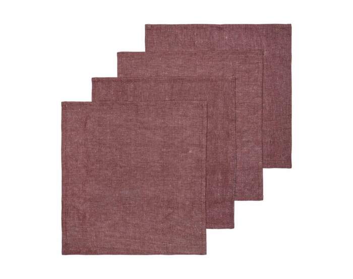 Ubrousky Hale set 4ks, chestnut