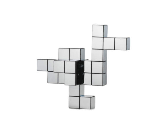 Kachna Panton Cube, chrome