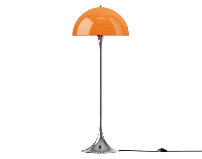 Panthella 500 Floor Lamp, original opal orange