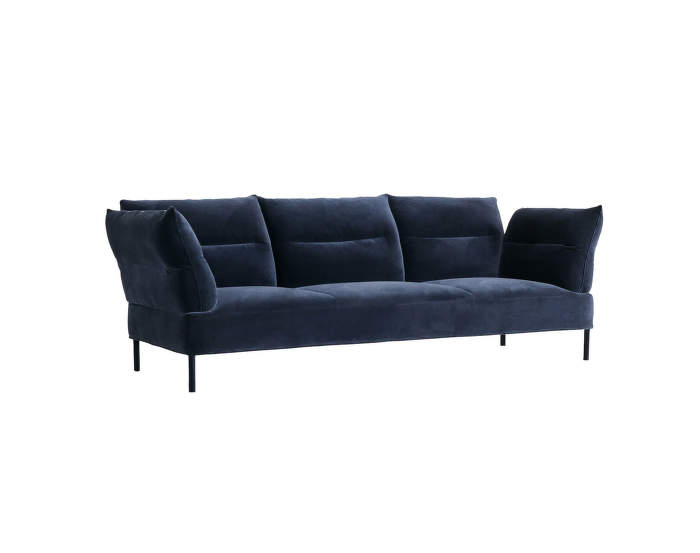 Pandarine-3-Seater,-reclining-armrest,-Lola-navy-black-stained-solid-oak