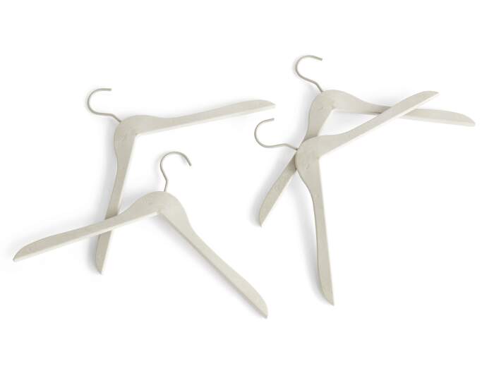 Coat Hanger set 4 ks, warm grey