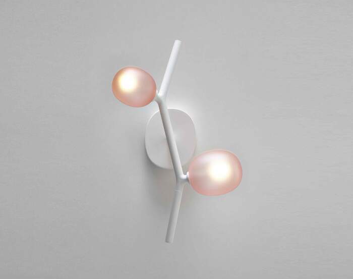 Ivy Wall 2 PC1218 Lamp, light pink / white