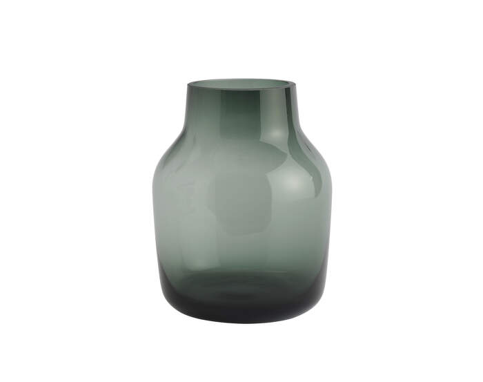 Silent Vase 15, dark green