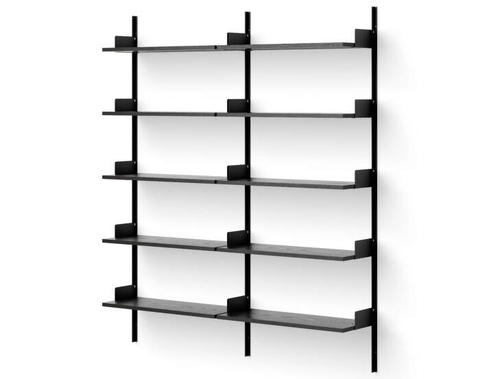 Library Shelf 1900, black ash/black