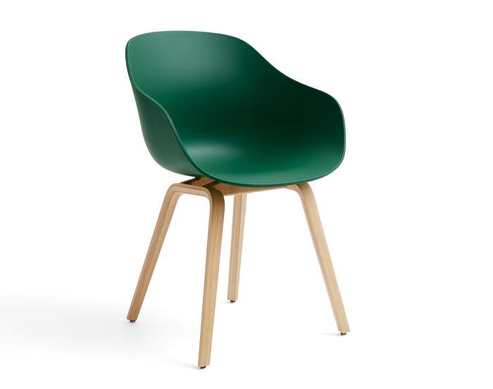 AAC 222 Chair Oak, teal green