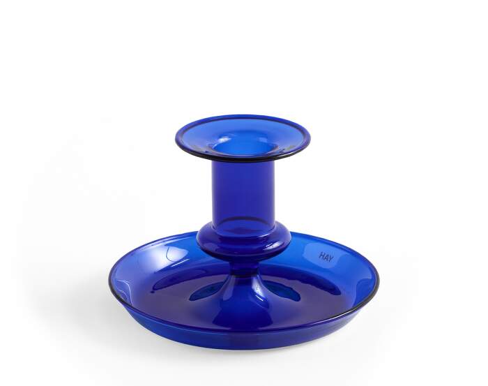 Flare Candleholder, dark blue