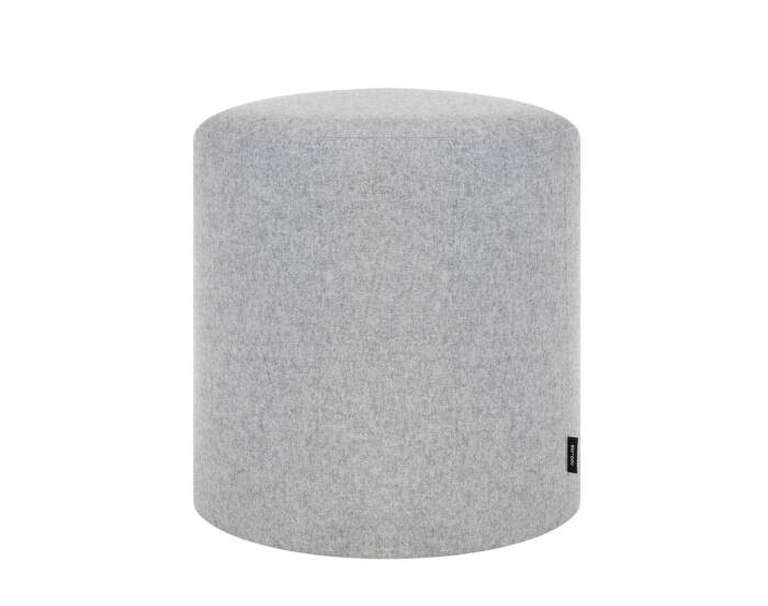 Folk Pouf Tall, univerzal grey wool