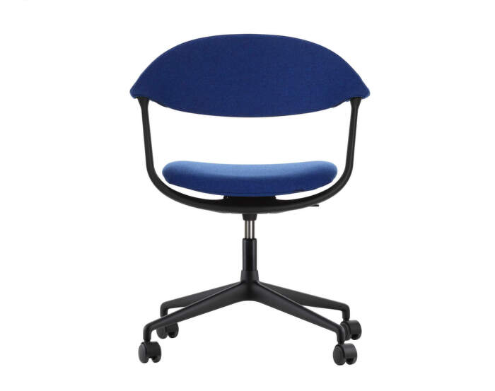 Mynt Office Chair Upholstery with castors, electric blue/black