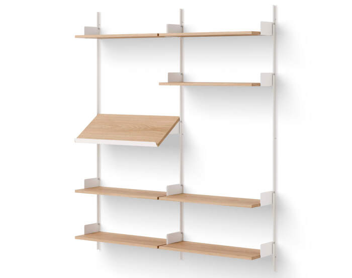 Living Shelf, oak/white