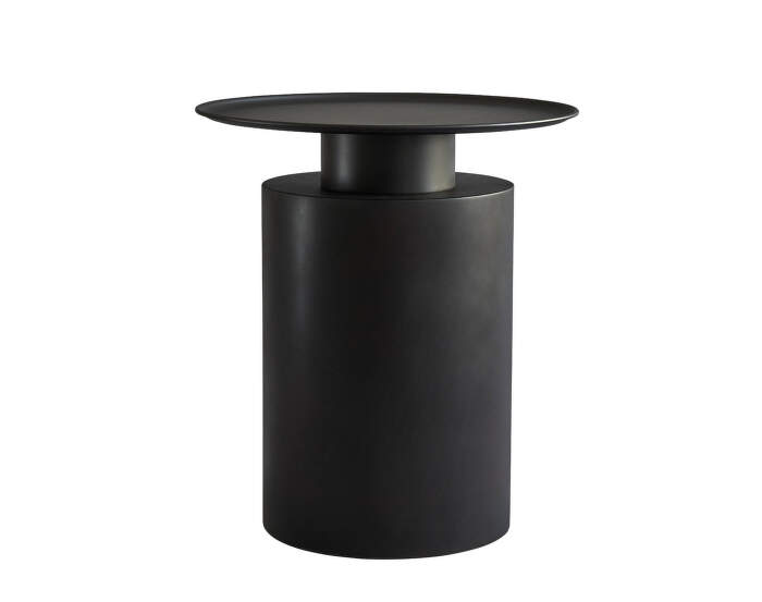 Pillar Table Tall, burned black