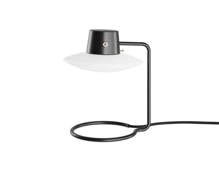 AJ Oxford Table Lamp Low, white
