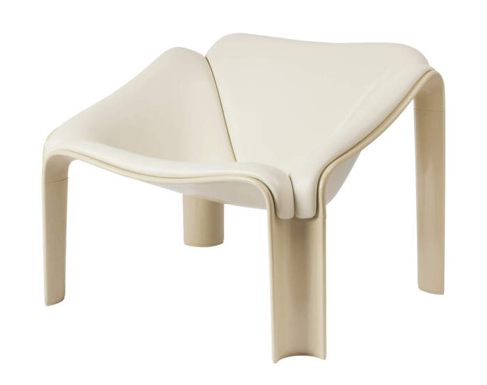 F300 Lounge Chair, pastel green/cream