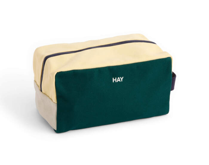 Multi Wash Bag M, dark green multi