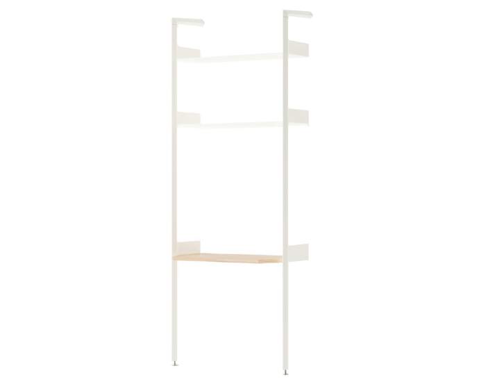 Rombe IF2 Full Bay Desk, alabaster