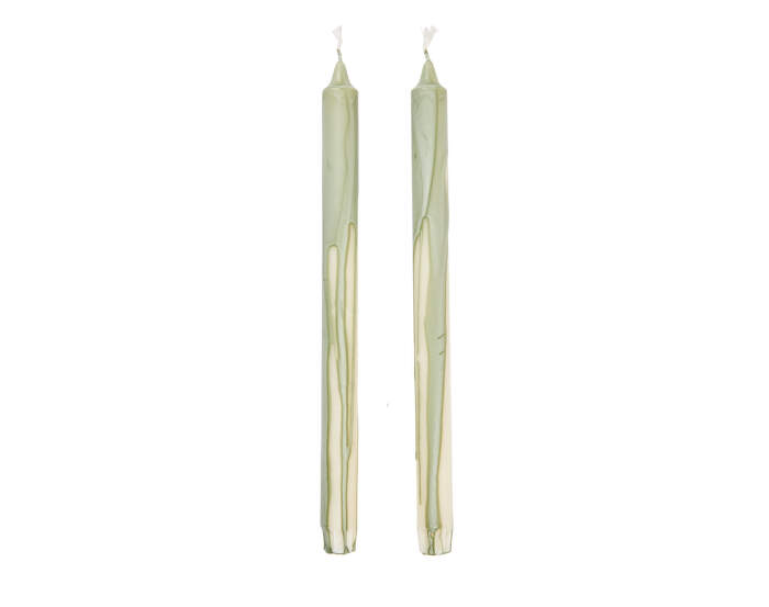 Dryp Candles, Set of 2, tea green