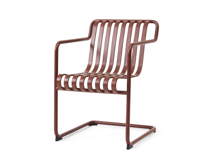 Palissade Cantilever Dining Armchair, iron red