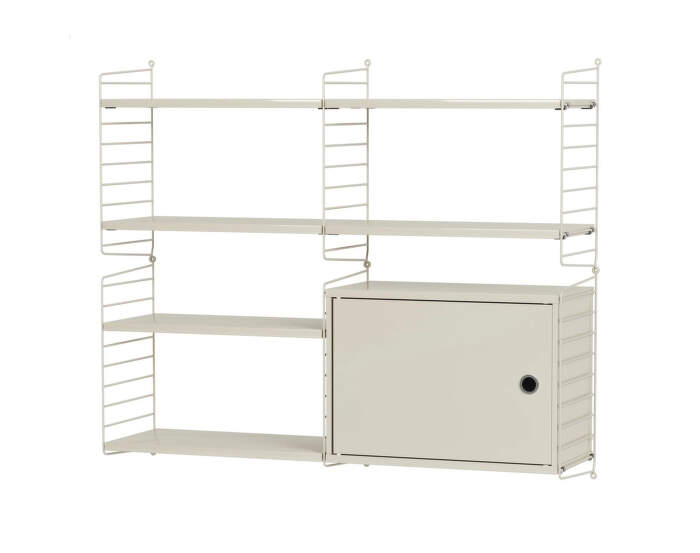 String Living Room R Shelving Set, beige