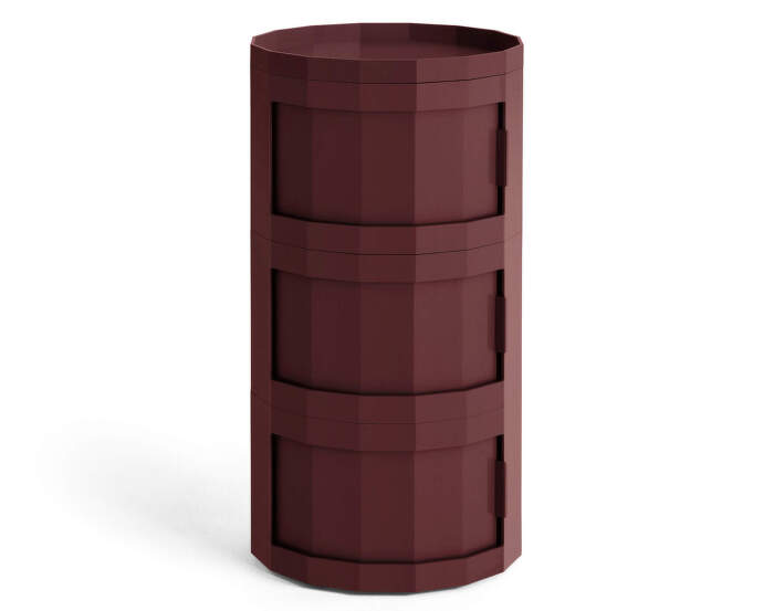 Facet Cabinet 30, burgundy
