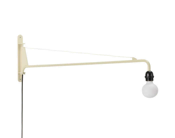 Petite Potence Wall Lamp, Prouvé Blanc Colombe (Ecru)