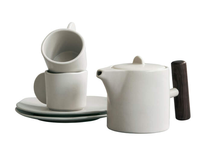 Native Tea Set for Two, birch