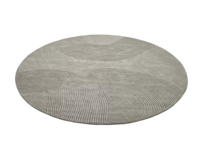 Zen Round Rug Ø200 cm, light grey