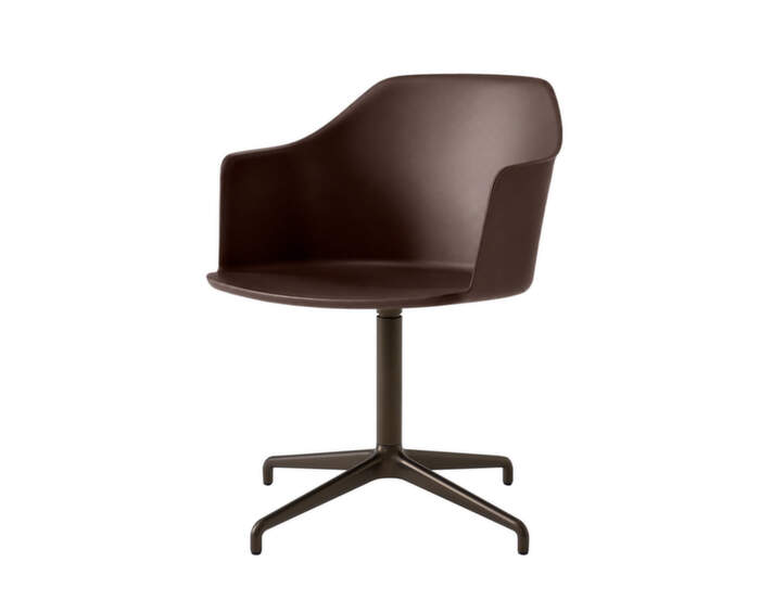 Kancelářská židle Rely HW38 s područkami, bronzed burnt umber