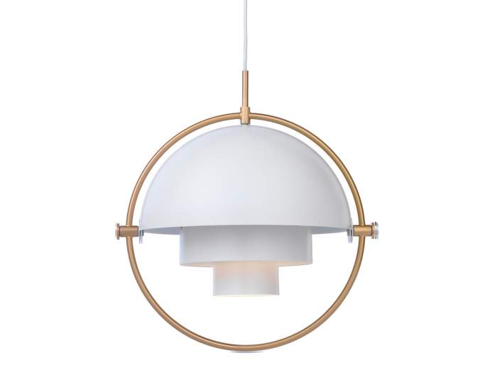 Závěsná lampa Multi-Lite, white/brass