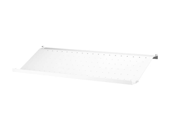 Police String Shoe Shelf Metal 78 x 30, white