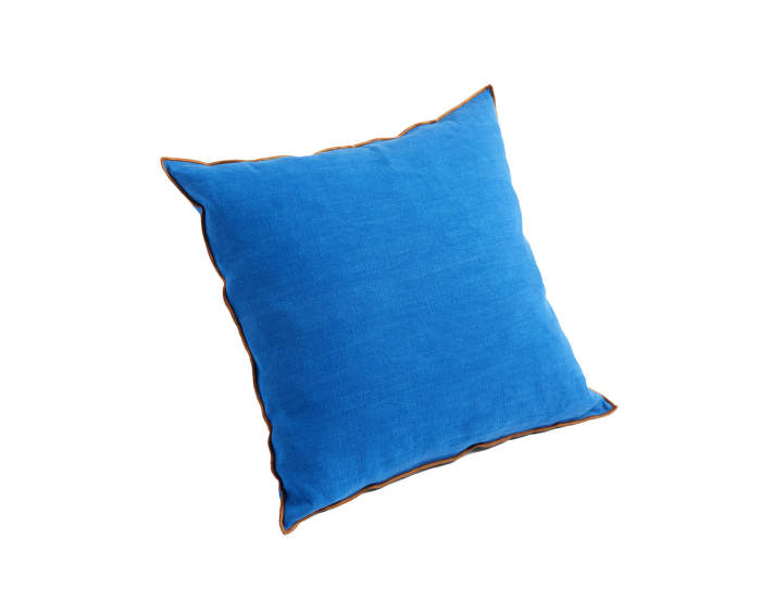 Outline-Cushion,-vivid-blue