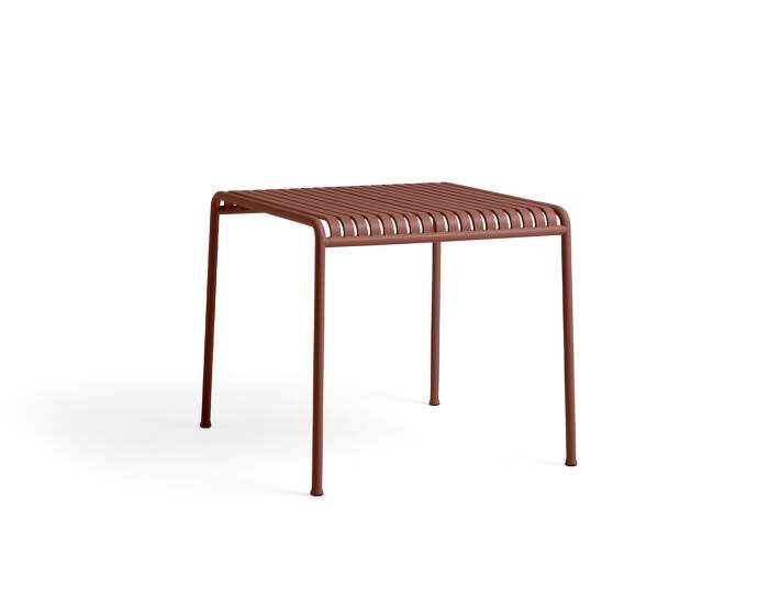 Palissade Table 90, iron red