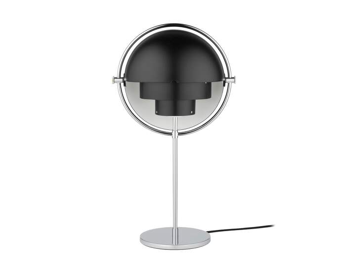 Multi-Lite Table Lamp, black / chrome