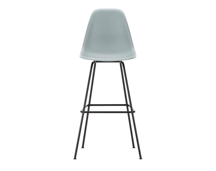 Eames Plastic Bar Stool High, light grey