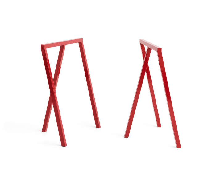 Loop Stand Frame, Set of 2, maroon red