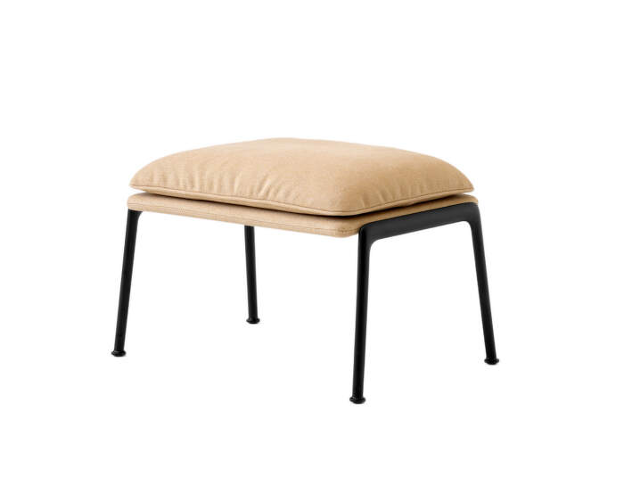 Muno Footstool LN20, Clay 7/black