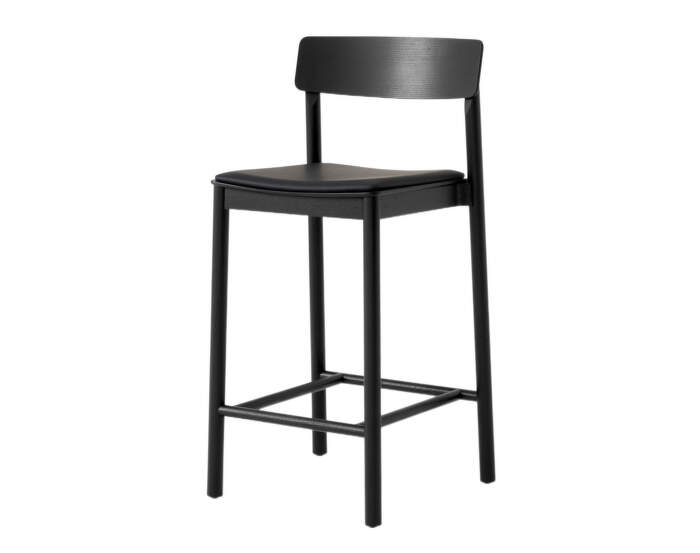 Betty TK14 Counter Chair, black/black leather