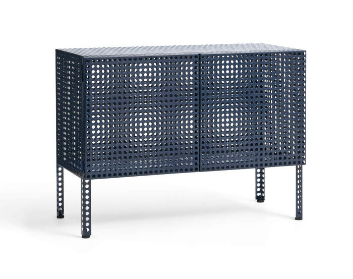 Perforated Cabinet Floor Small, steel blue