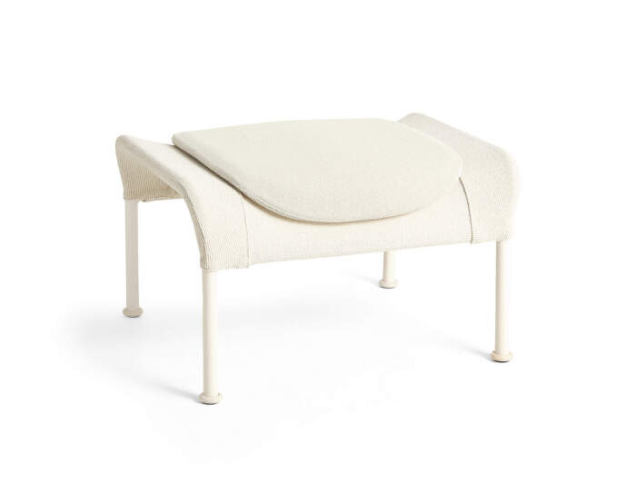 O2 Ottoman, cream textile