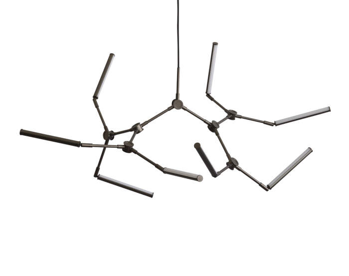 Stick Chandelier Mini, bronze