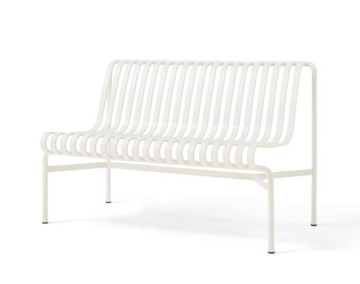 Palissade Dining Bench without Armrest, cream white