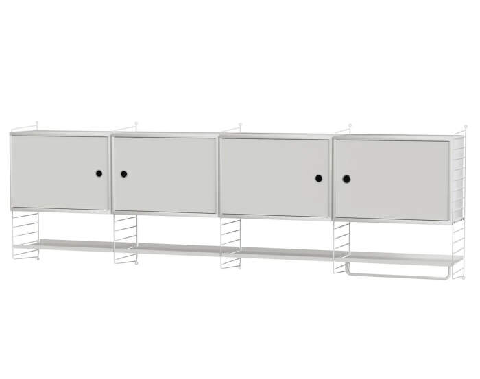 String Kitchen K Shelving Set, white