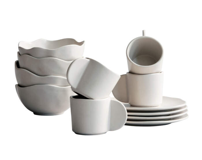 Native Breakfest Set for 4, birch