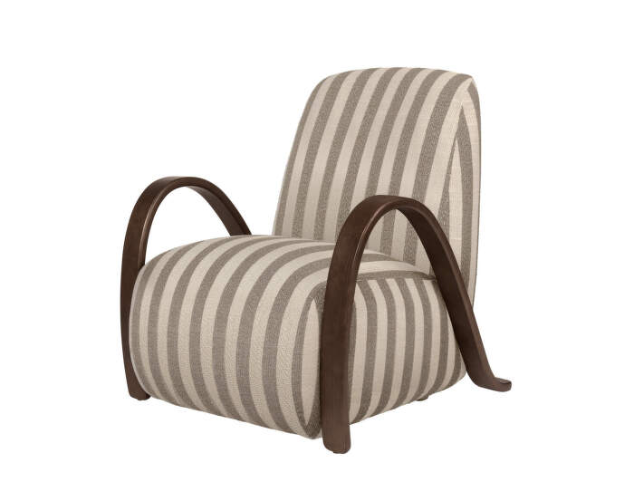 Buur Lounge Chair Louisiana, sand/off-white