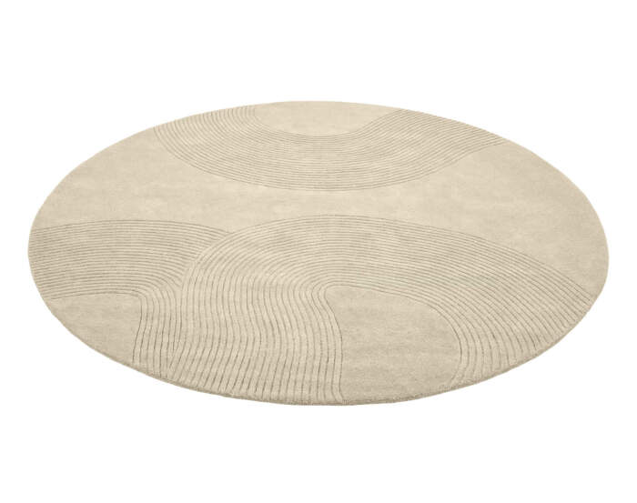 Zen Round Rug Ø250 cm, creme